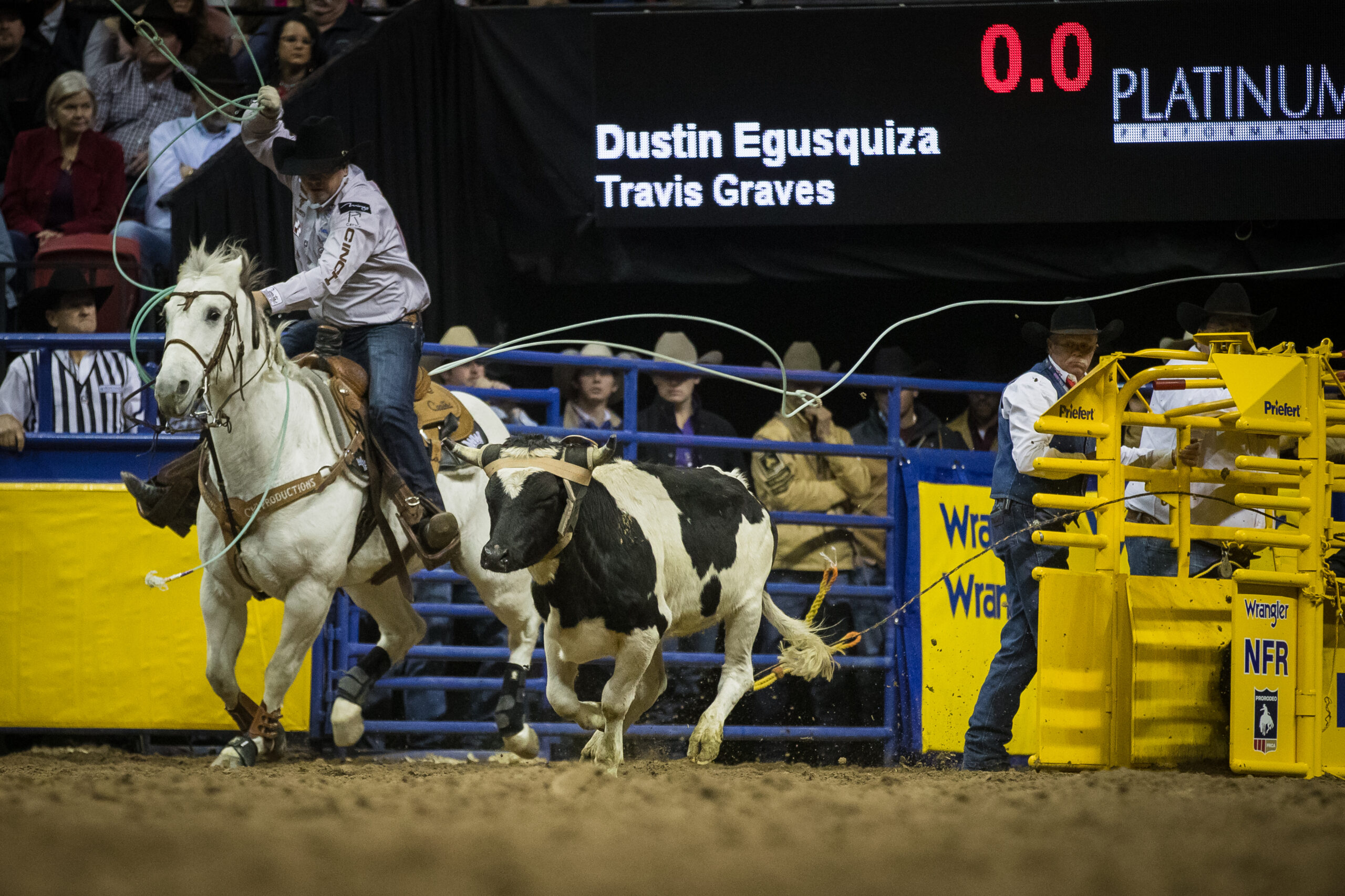 NFR Round 9 Steer Report The Team Roping Journal