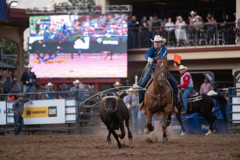 Driggers & Nogueira Win NFR Open Team Roping 2024 The Team Roping Journal