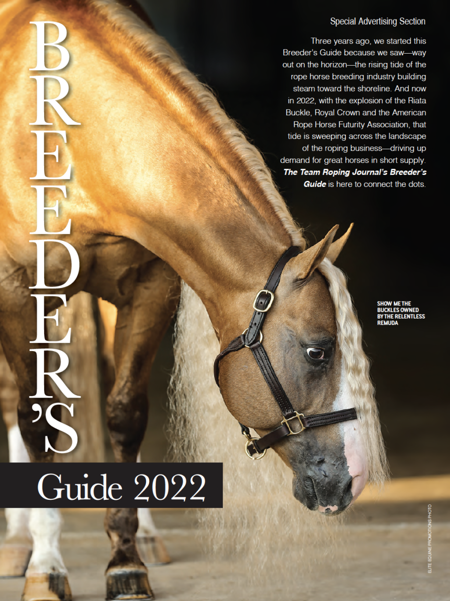 Team Roping Journal Breeder's Guide 2022
