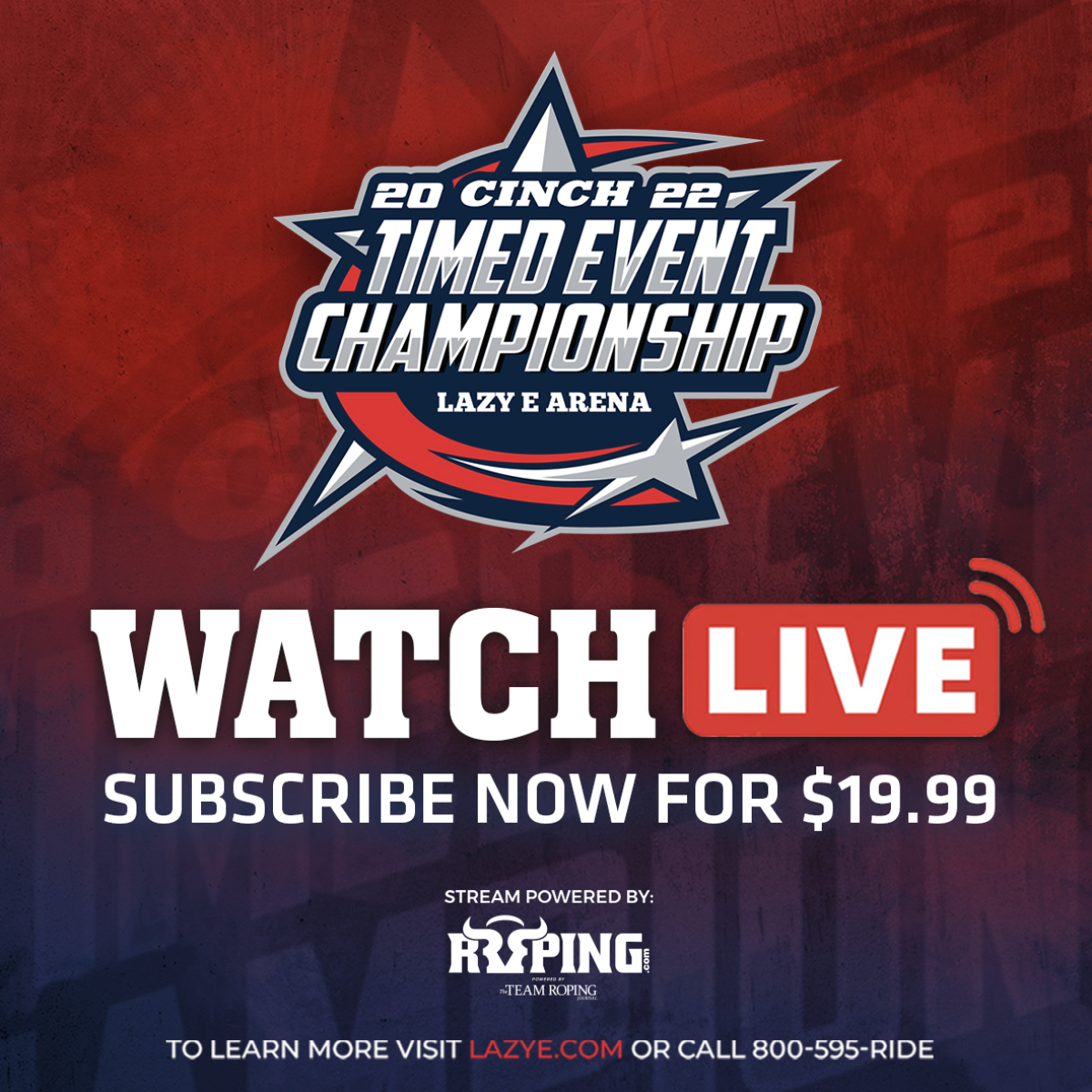 Cinch Timed Event Championship Streaming Live All Weekend at